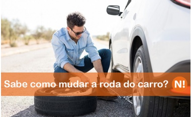 Sabe como mudar a roda do carro?